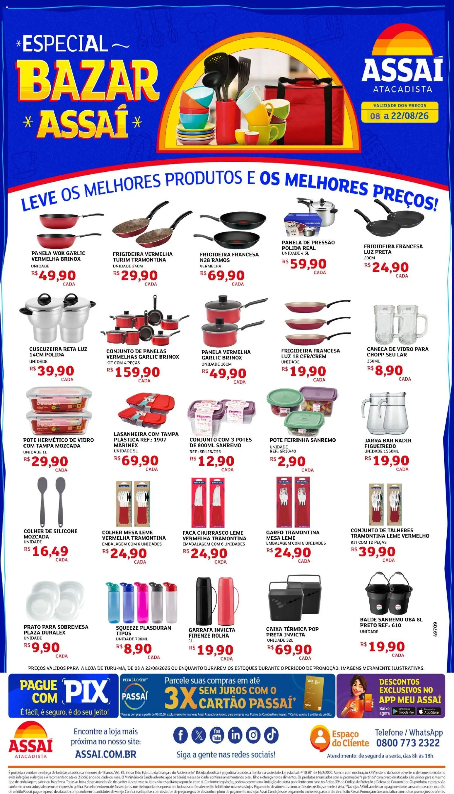 Pré-Visualização do folheto "Assaí Atacadista ofertas - MA" da loja Assaí Atacadista válido a partir de 08/08/2026