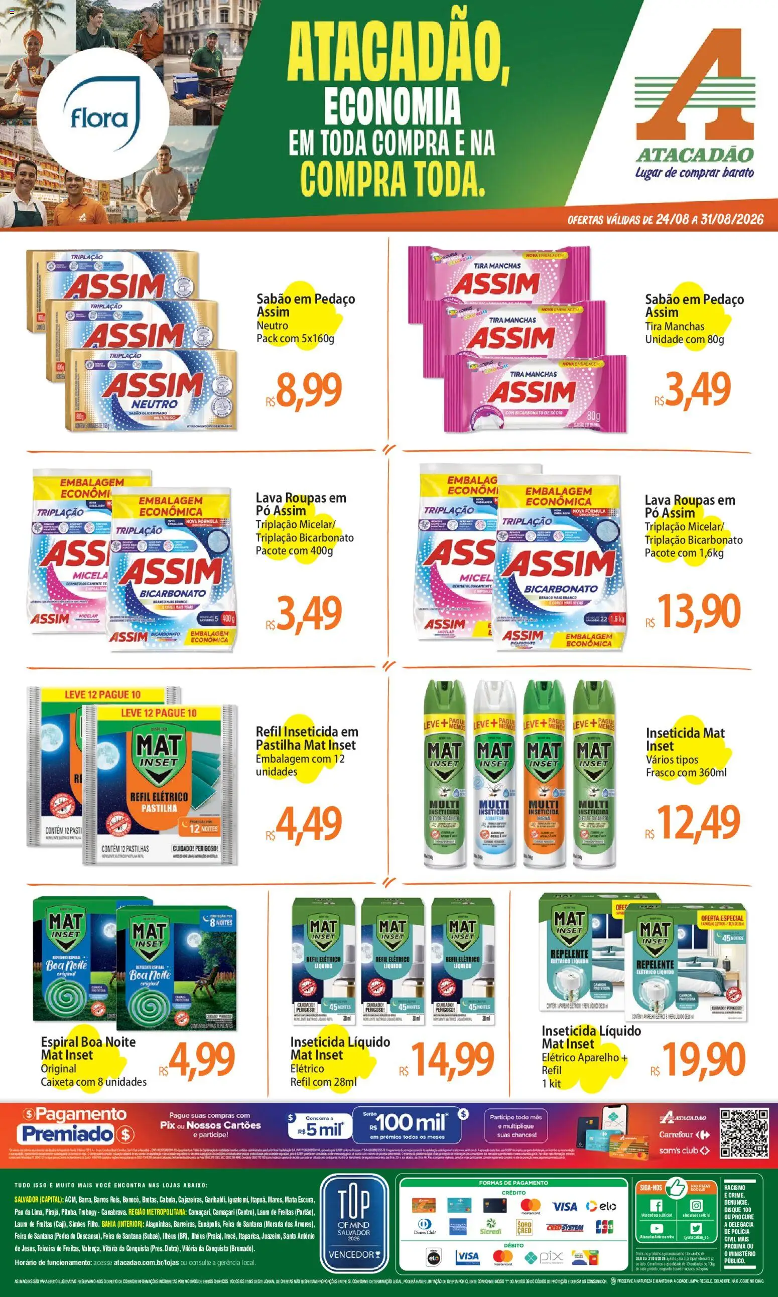 Pré-Visualização do folheto "Atacadão ofertas - BA" da loja Atacadão válido a partir de 24/08/2026