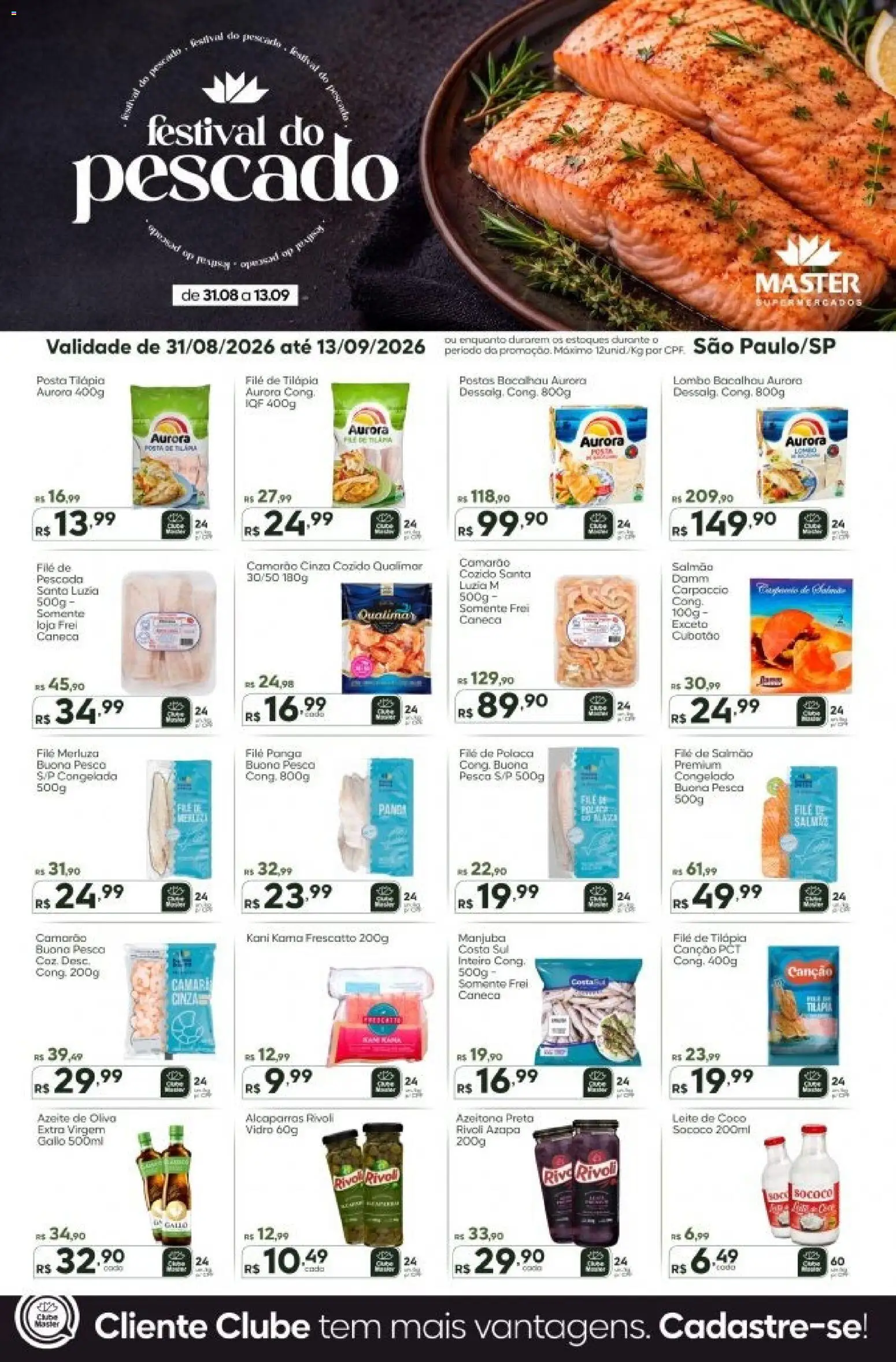 Pré-Visualização do folheto "Master ofertas Especiais" da loja Master válido a partir de 31/08/2026