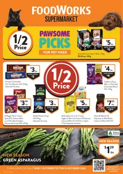 Preview of catalogue Foodworks catalogue from shop Foodworks valid 07/10/2026