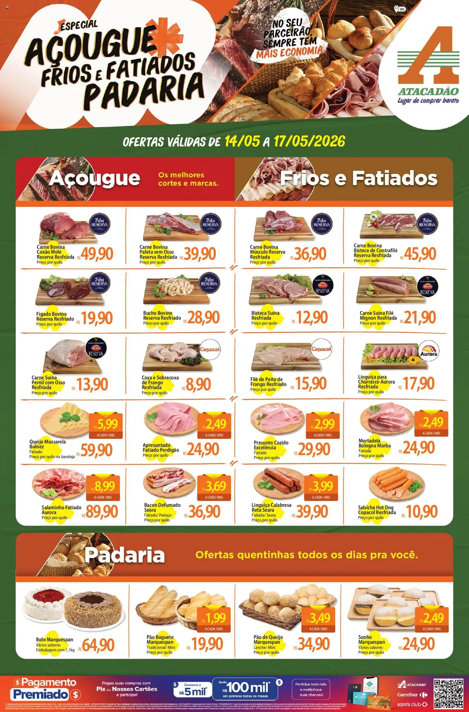 Pré-Visualização do folheto "Atacadão ofertas - MS" da loja Atacadão válido a partir de 14/05/2026