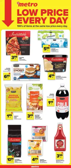 Un aperçu du dépliant Metro Low Price Every Day Flyer - Trois-Pistoles du magasin Metro est valide à partir 4 juin 2026