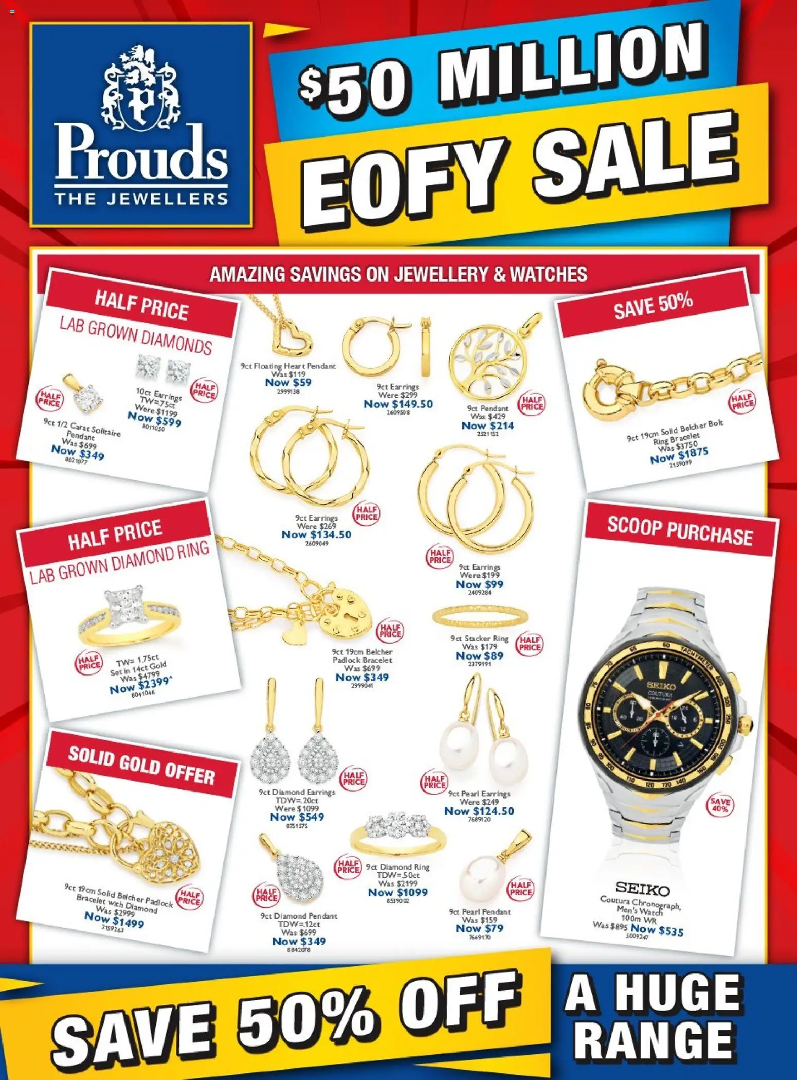 Preview of catalogue Prouds The Jewellers catalogue from shop Prouds The Jewellers valid 01/06/2026