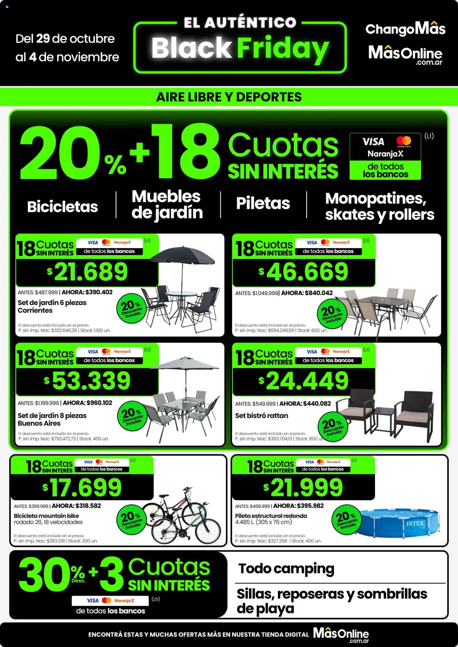 Vista previa del folleto de la tienda Changomas válido desde el 29/10/2026 