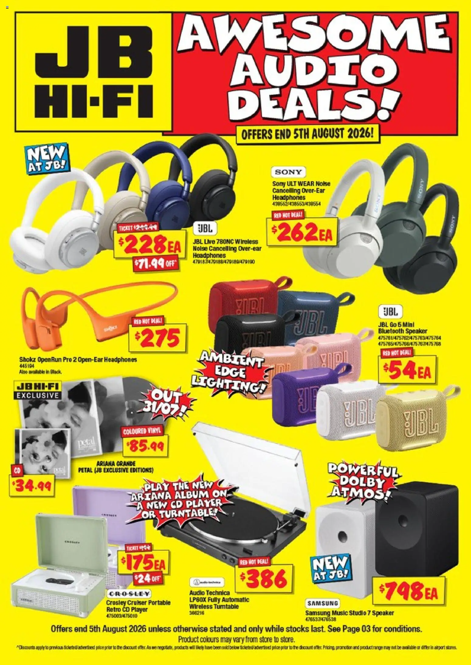 Preview of catalogue JB Hi-Fi catalogue from shop JB Hi-Fi valid 30 Jul 2026