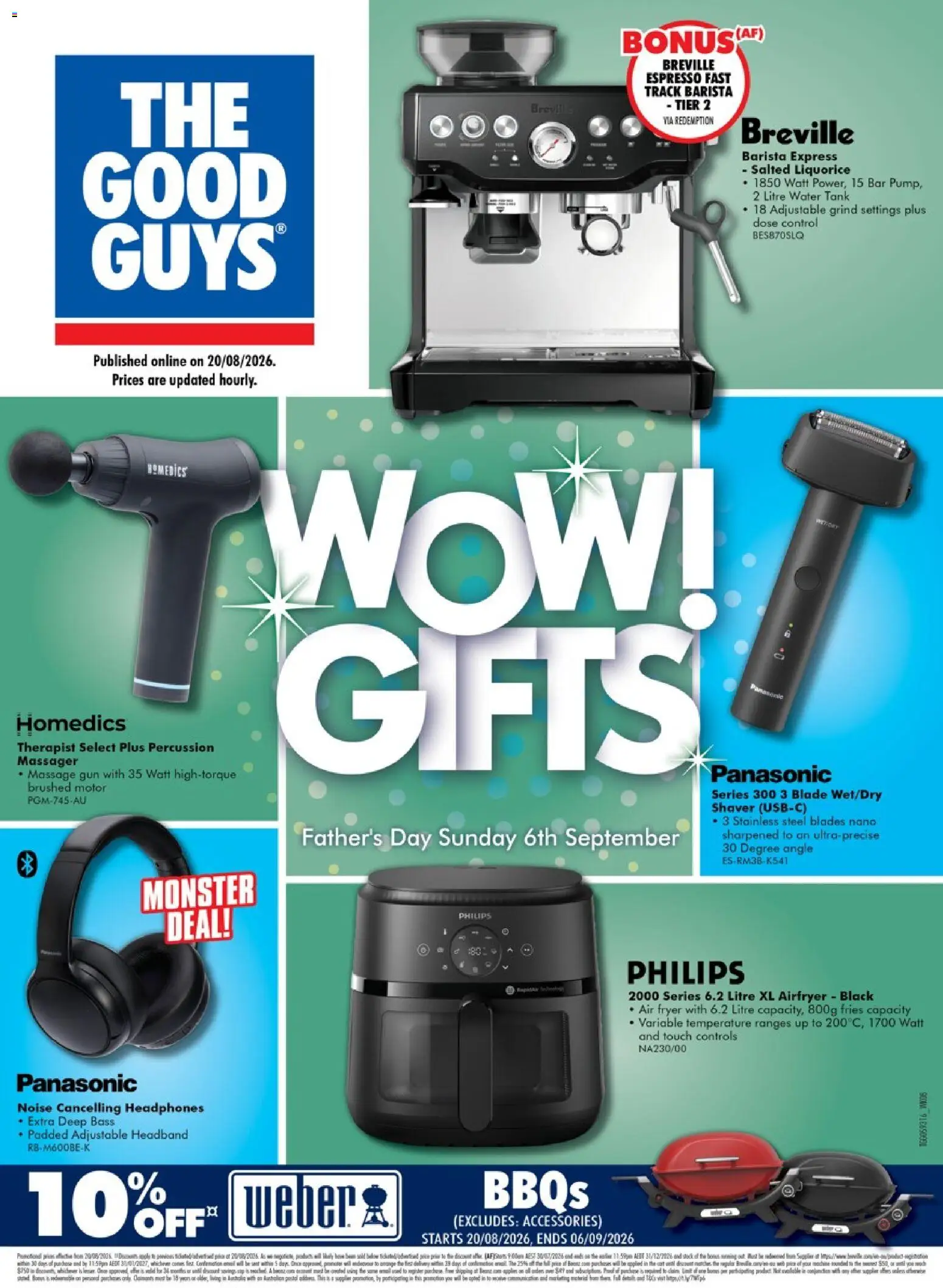 Preview of catalogue The Good Guys catalogue FATHERS DAY from shop The Good Guys valid 18/08/2026
