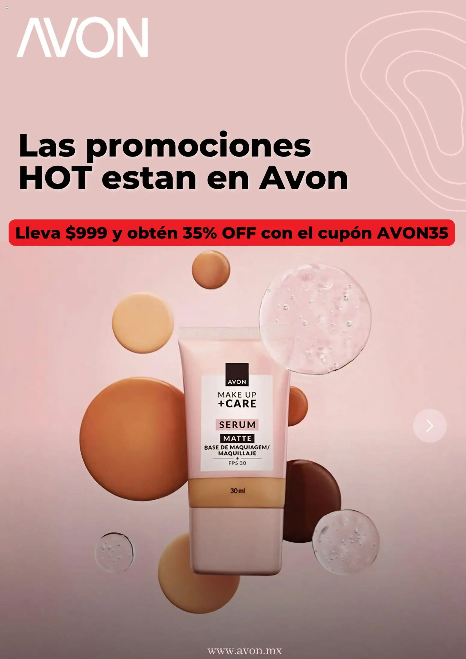 Vista previa las ofertas de la tienda AVON - AVON Hot sale desde el 25/05/2026 - Maquillaje, Serum