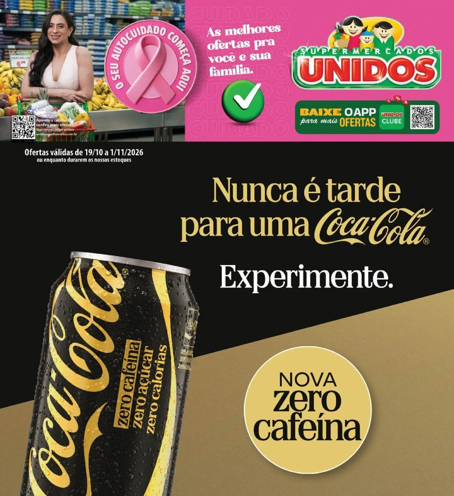 Pré-Visualização do folheto "Supermercados Unidos - Ofertas da semana" da loja Supermercados Unidos válido a partir de 19/10/2026