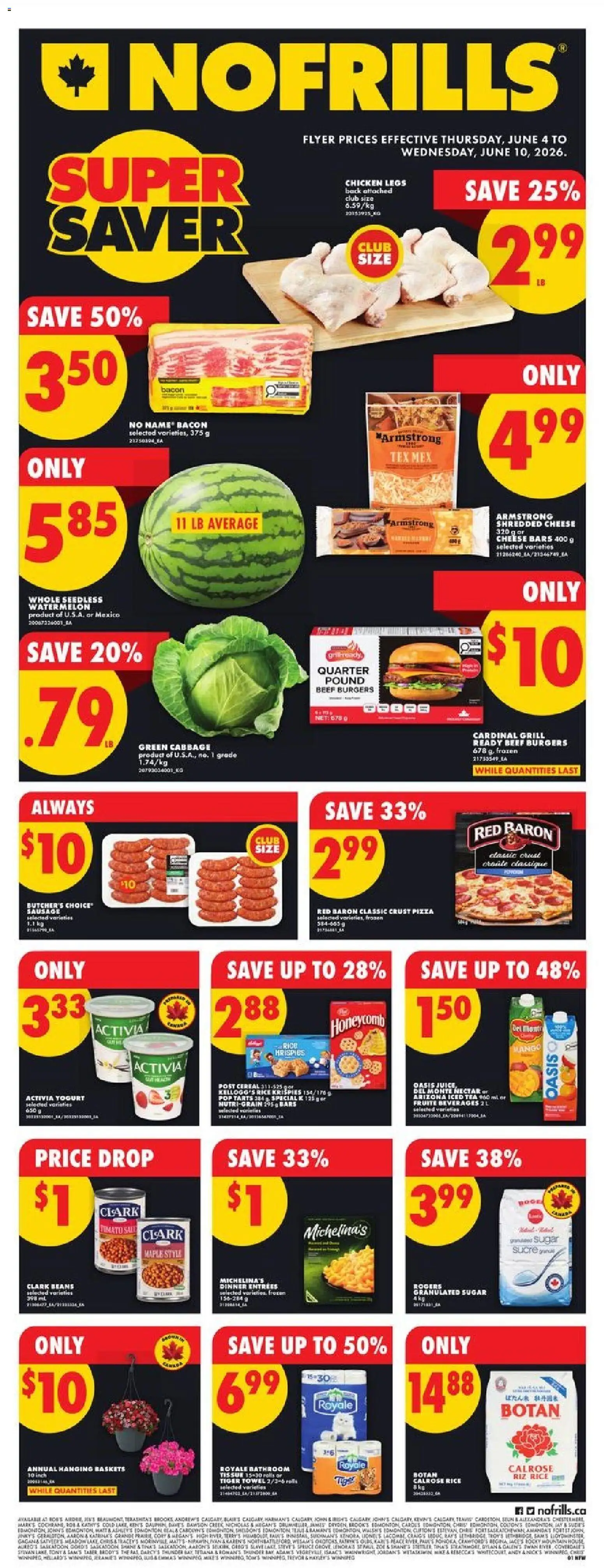 Preview of leaflet No Frills weekly flyer - AB from shop No Frills is valid from Jun 04, 2026