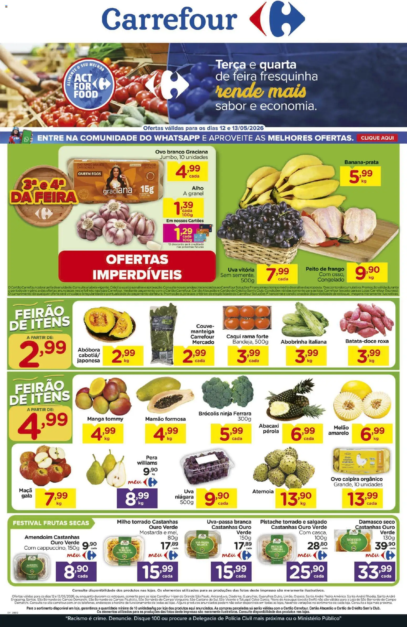 Pré-Visualização do folheto "Carrefour ofertas Feira" da loja Carrefour válido a partir de 12/05/2026