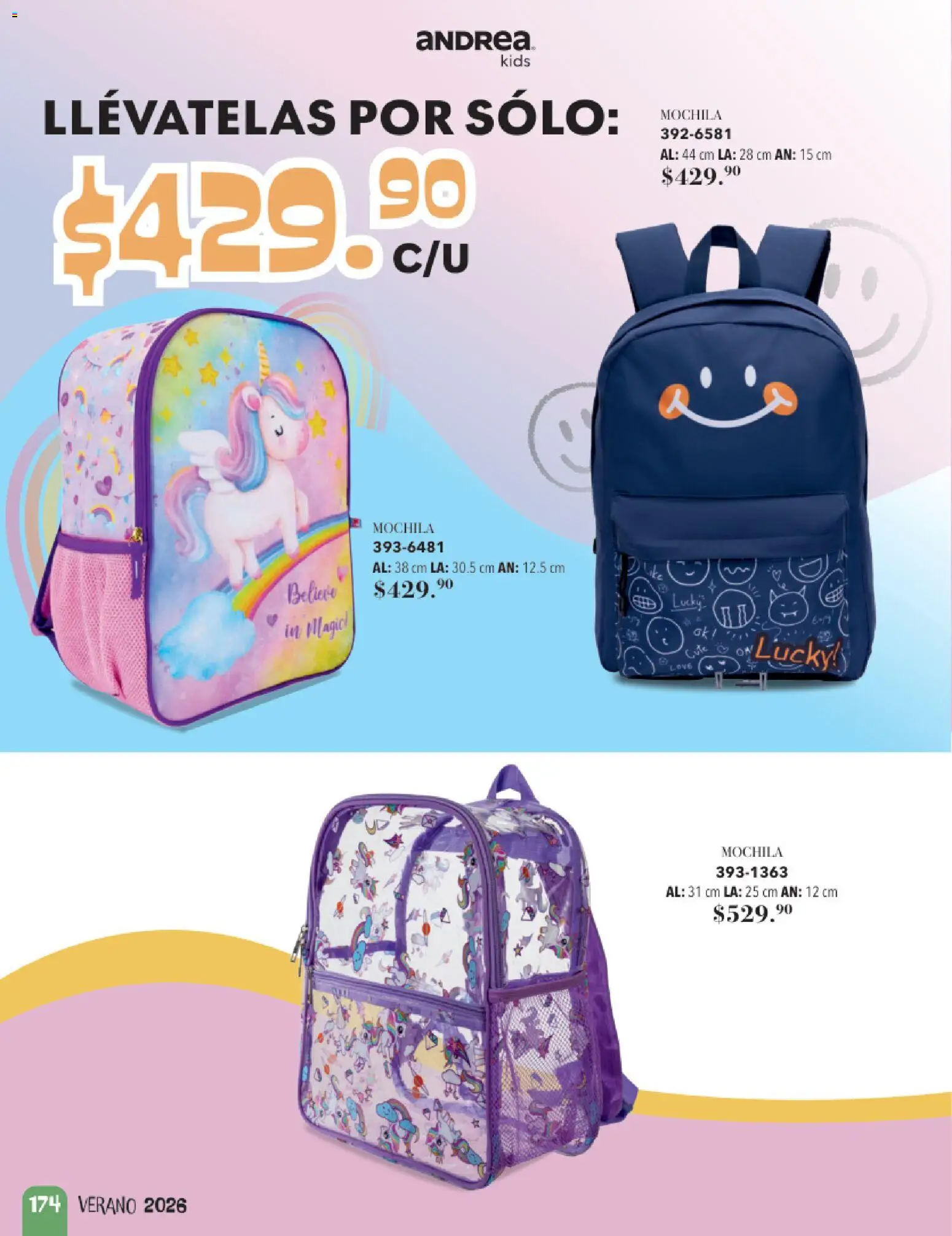 Vista previa las ofertas de la tienda Andrea - Andrea catálogo Infantil desde el 24/05/2026 - Mochila