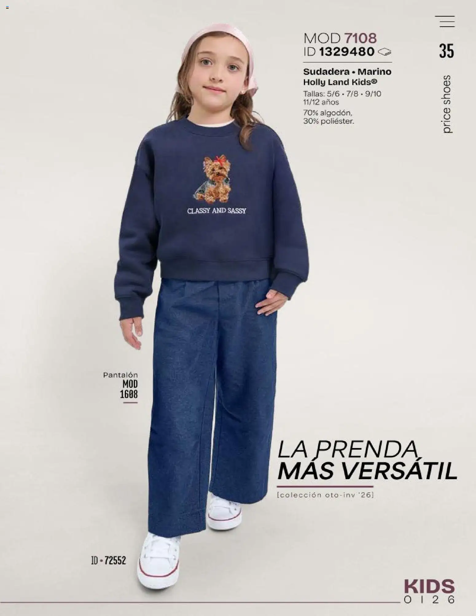 Vista previa las ofertas de la tienda Price Shoes - Price Shoes catálogo Kids desde el 01/10/2026 - Sudadera