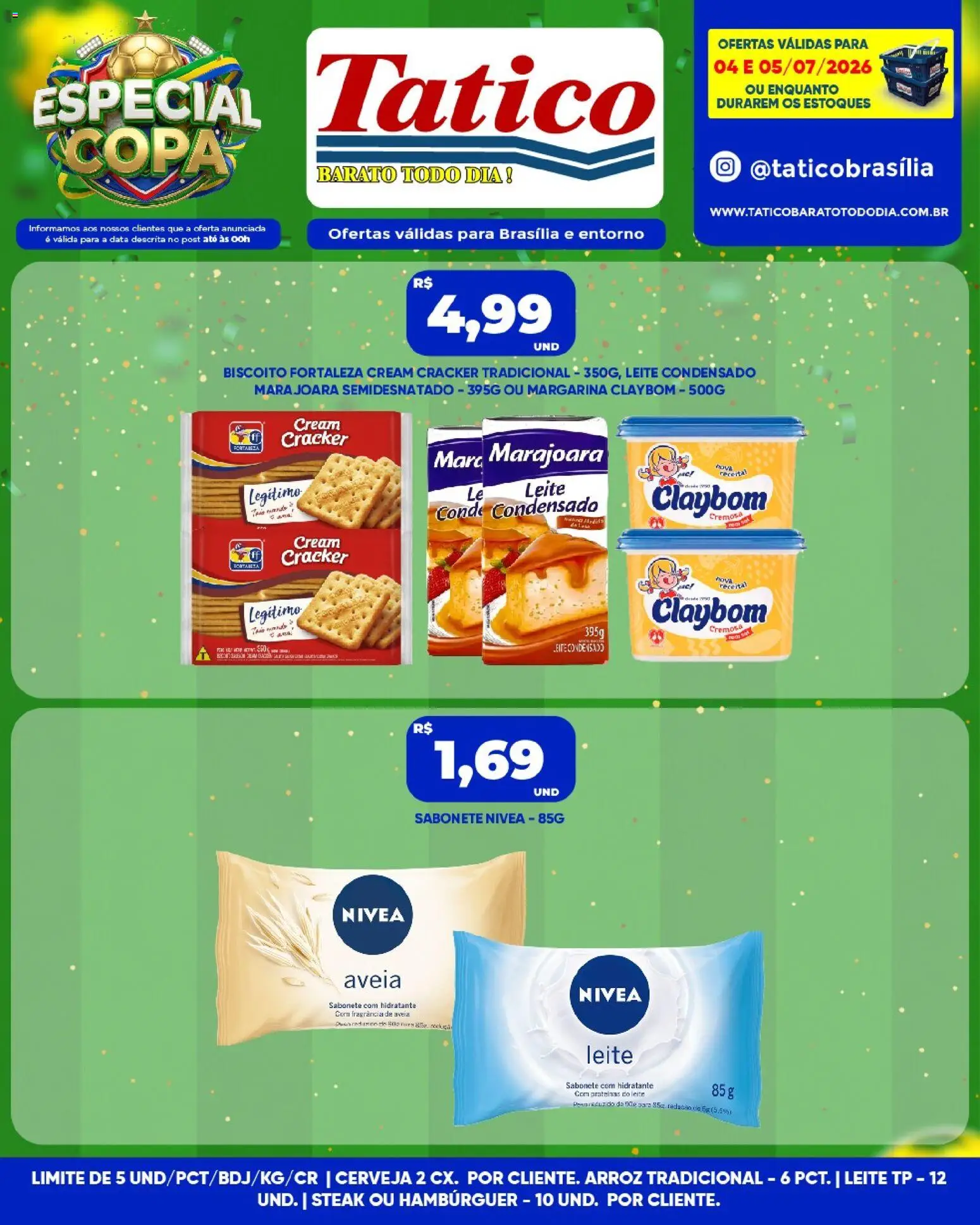 Pré-Visualização do folheto "Tatico ofertas Fim de Semana" da loja Tatico válido a partir de 04/07/2026