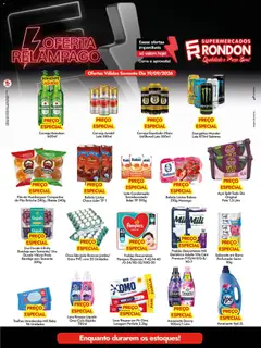 Pré-Visualização do folheto "Supermercados Rondon ofertas Relâmpago" da loja Supermercados Rondon válido a partir de 19/09/2026