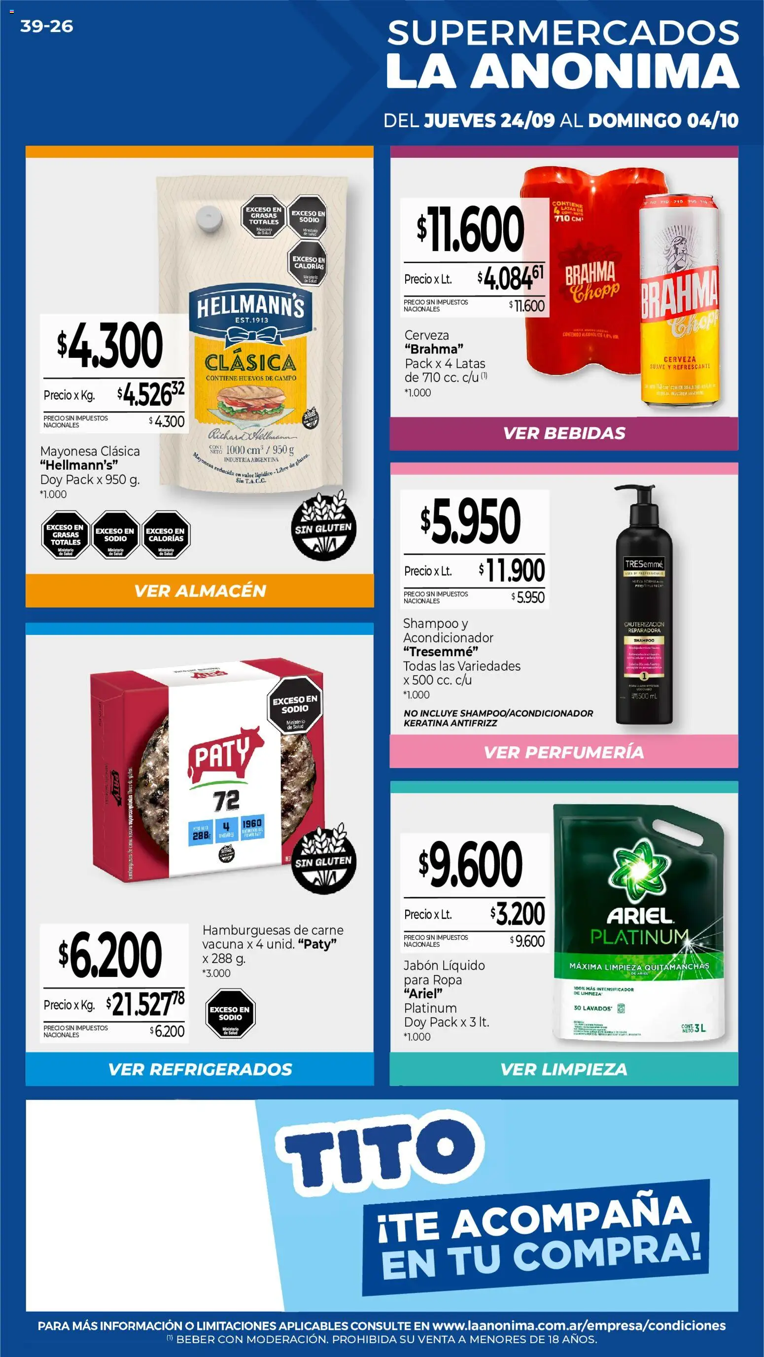Vista previa del folleto de la tienda La Anonima válido desde el 24/09/2026 