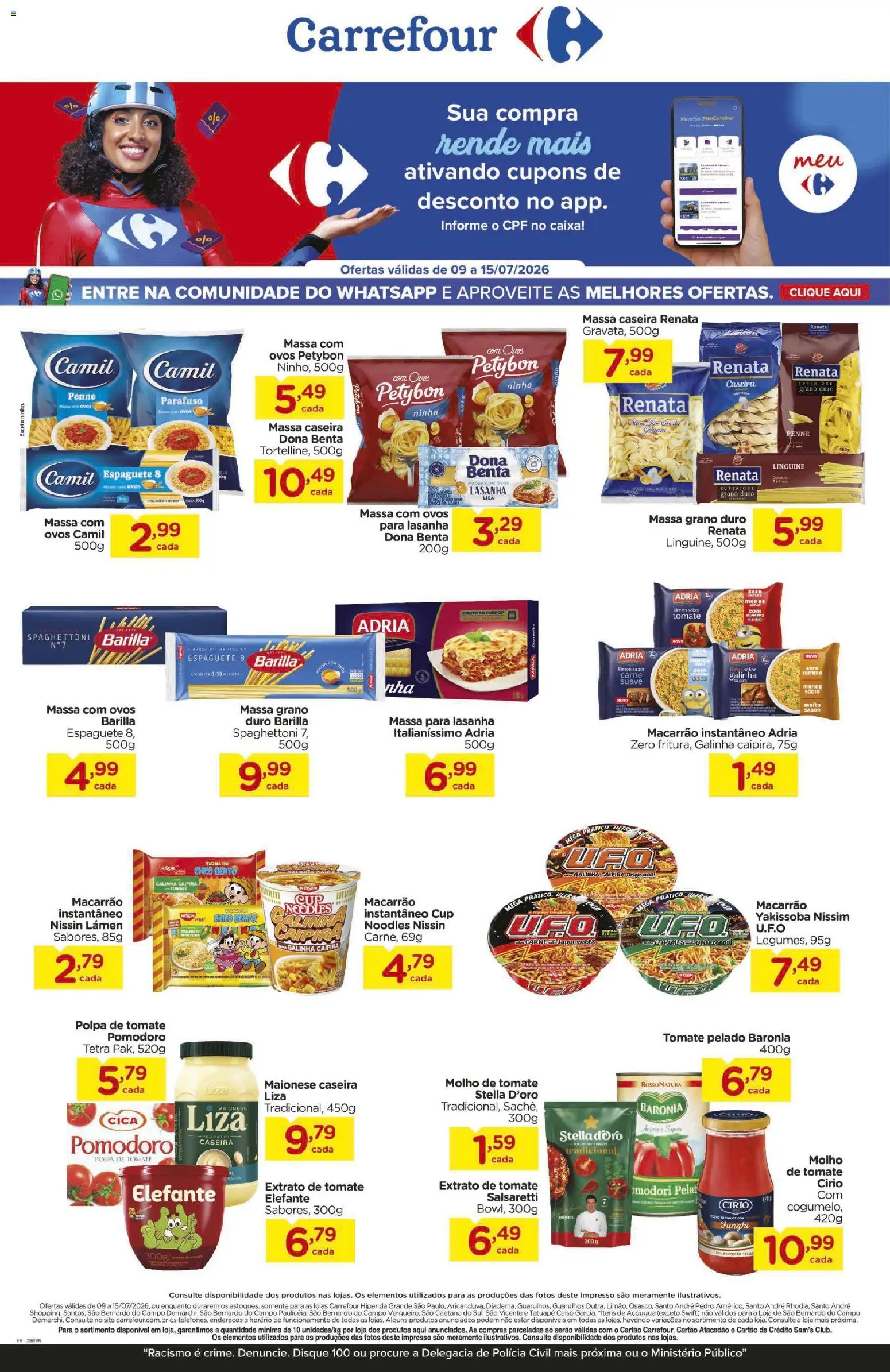 Pré-Visualização do folheto "Carrefour ofertas Semanal" da loja Carrefour válido a partir de 09/07/2026