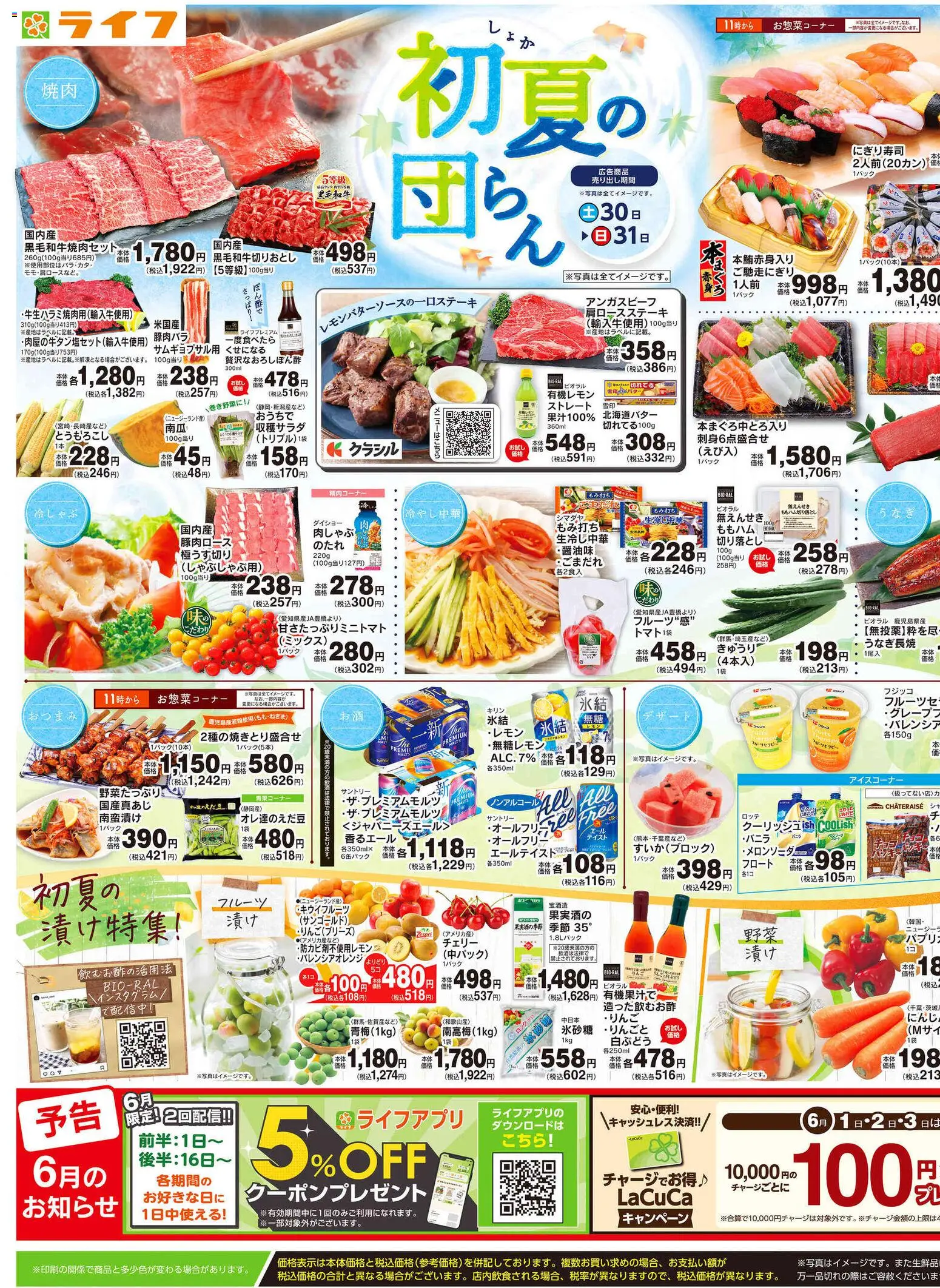 ライフの2026/05/30から2026/06/01までのチラシはここライフ - チラシ