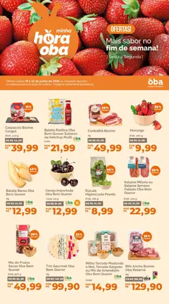 Pré-Visualização do folheto "Oba Hortifruti - Ofertas da semana" da loja Oba Hortifruti válido a partir de 19/06/2026
