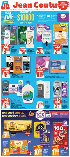 Un aperçu du dépliant Jean Coutu weekly flyer du magasin Jean Coutu est valide à partir 29 oct. 2026