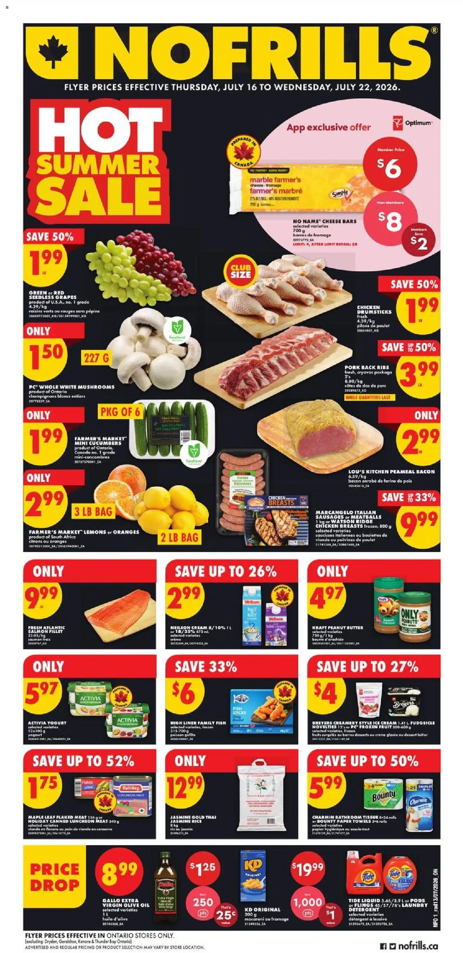 Preview of leaflet No Frills weekly flyer / circulaire from shop No Frills is valid from Jul 16, 2026