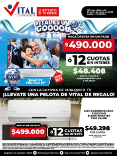 Vista previa del folleto de la tienda Vital válido desde el 25/05/2026 
