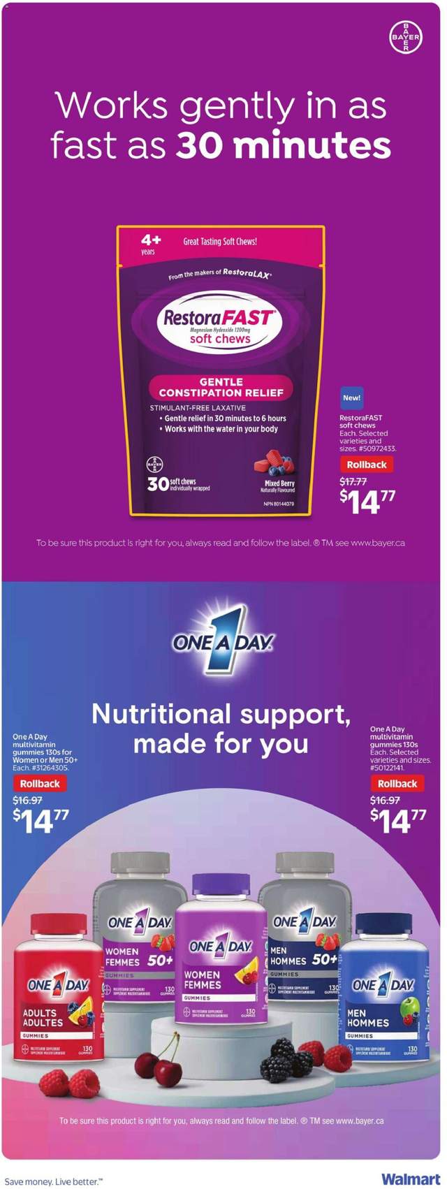 New Walmart flyer from Oct 01