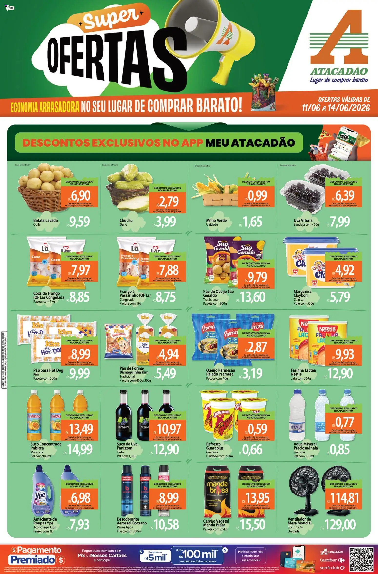 Pré-Visualização do folheto "Atacadão ofertas - RJ" da loja Atacadão válido a partir de 11/06/2026