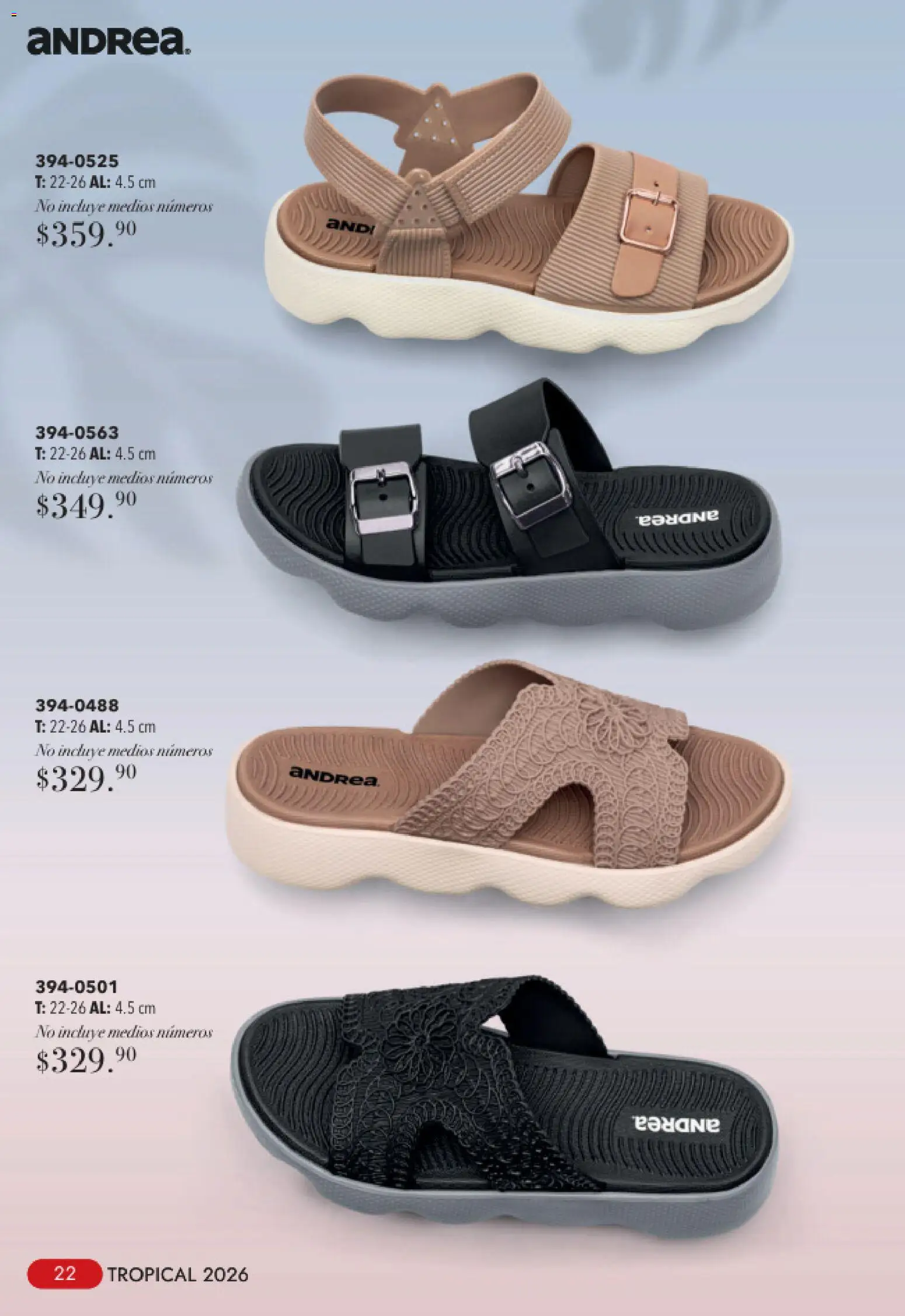 Vista previa las ofertas de la tienda Andrea - Andrea catálogo Tropical desde el 23/08/2026 