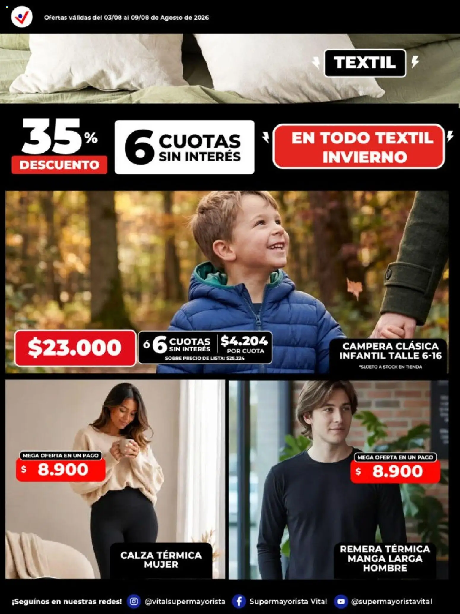 Vista previa del folleto de la tienda Vital válido desde el 03/08/2026 