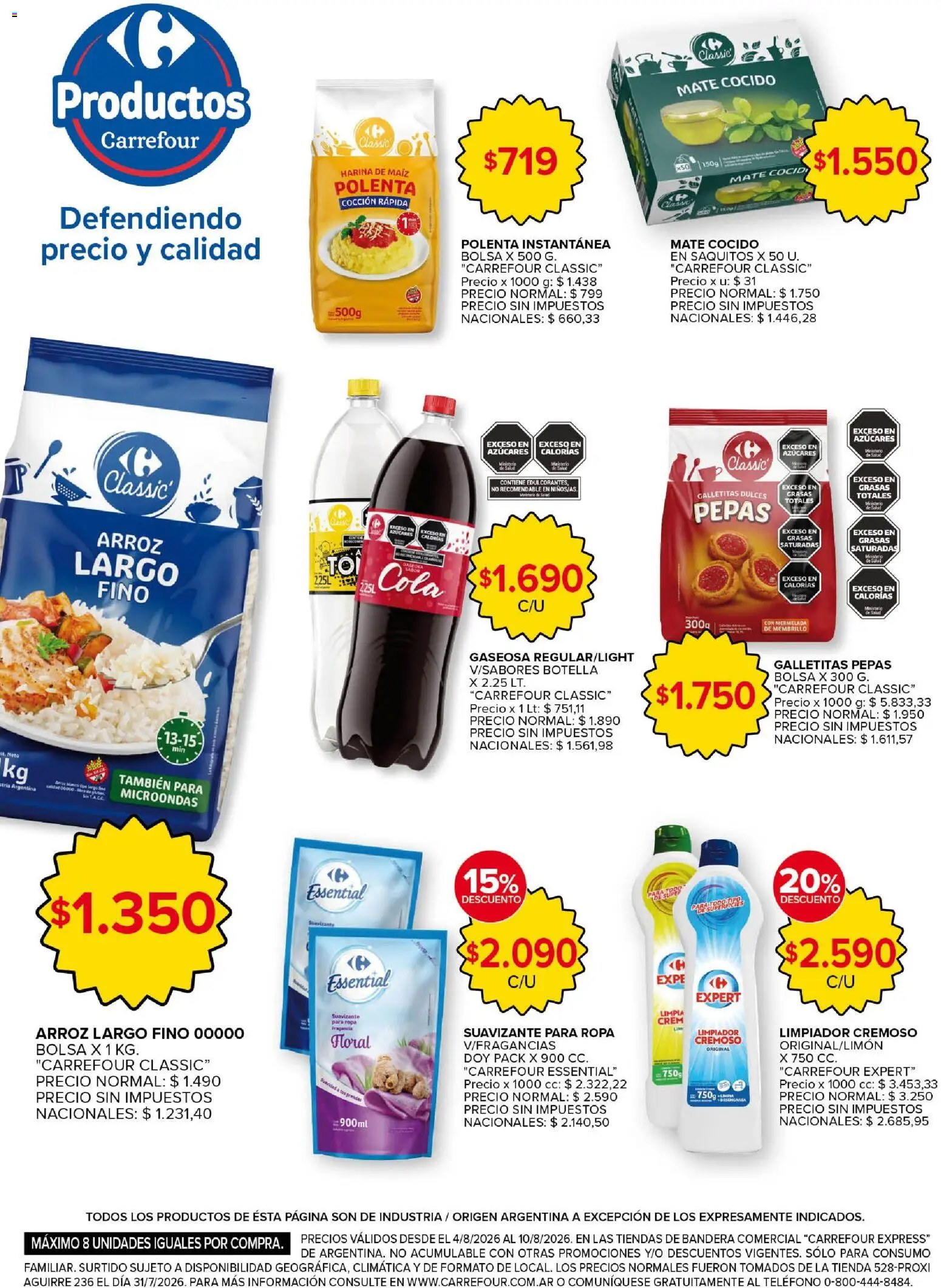 Vista previa del folleto de la tienda Carrefour Express válido desde el 04/08/2026 