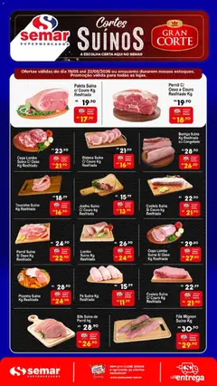 Pré-Visualização do folheto "Semar Supermercado ofertas Suínos " da loja Semar Supermercado válido a partir de 19/05/2026