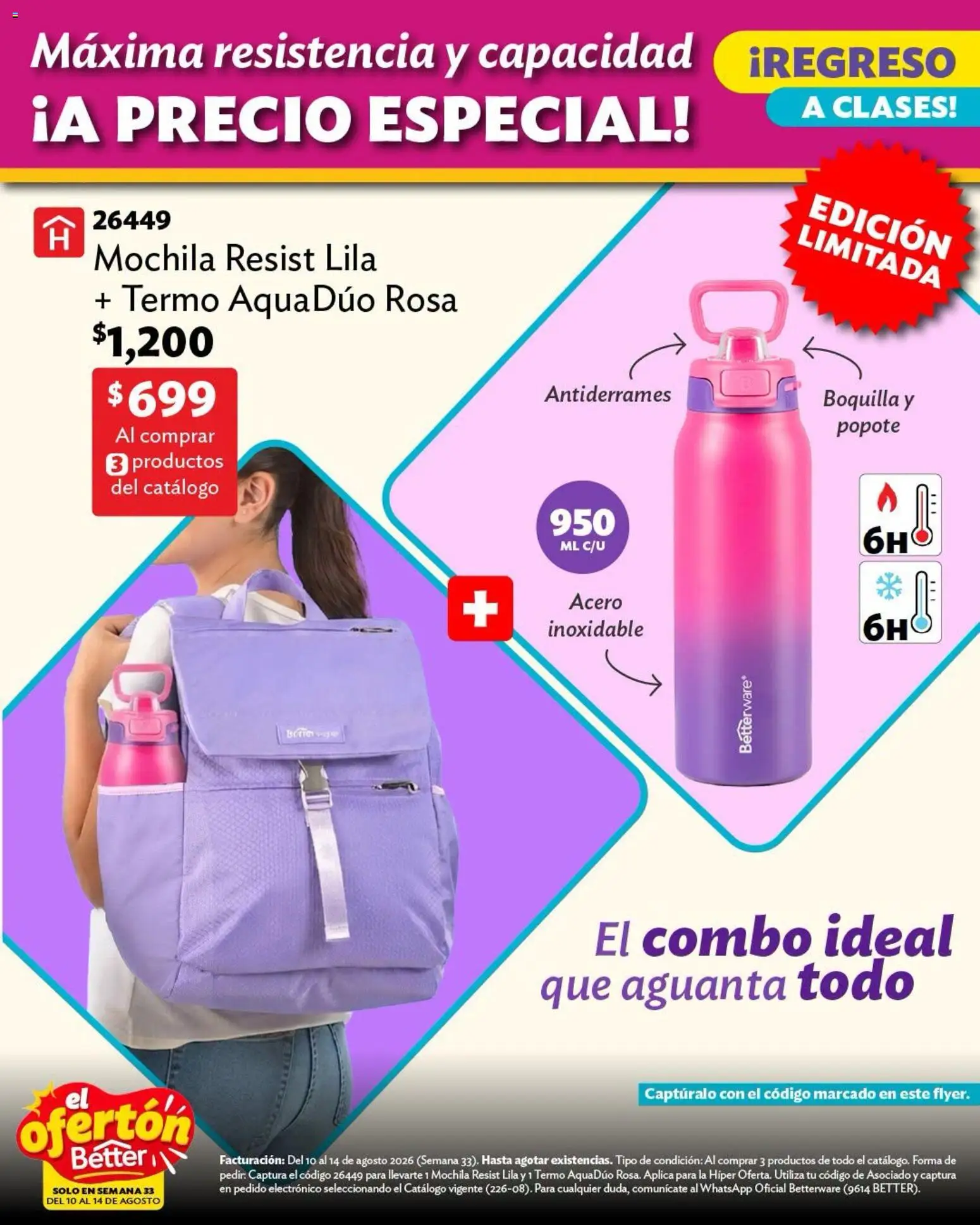 Vista previa las ofertas de la tienda Betterware - Betterware catálogo El Ofertón desde el 10/08/2026 