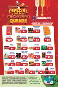 Pré-Visualização do folheto "Bahamas Supermercados ofertas Dia do Cachorro Quente" da loja Bahamas Supermercados válido a partir de 09/09/2026