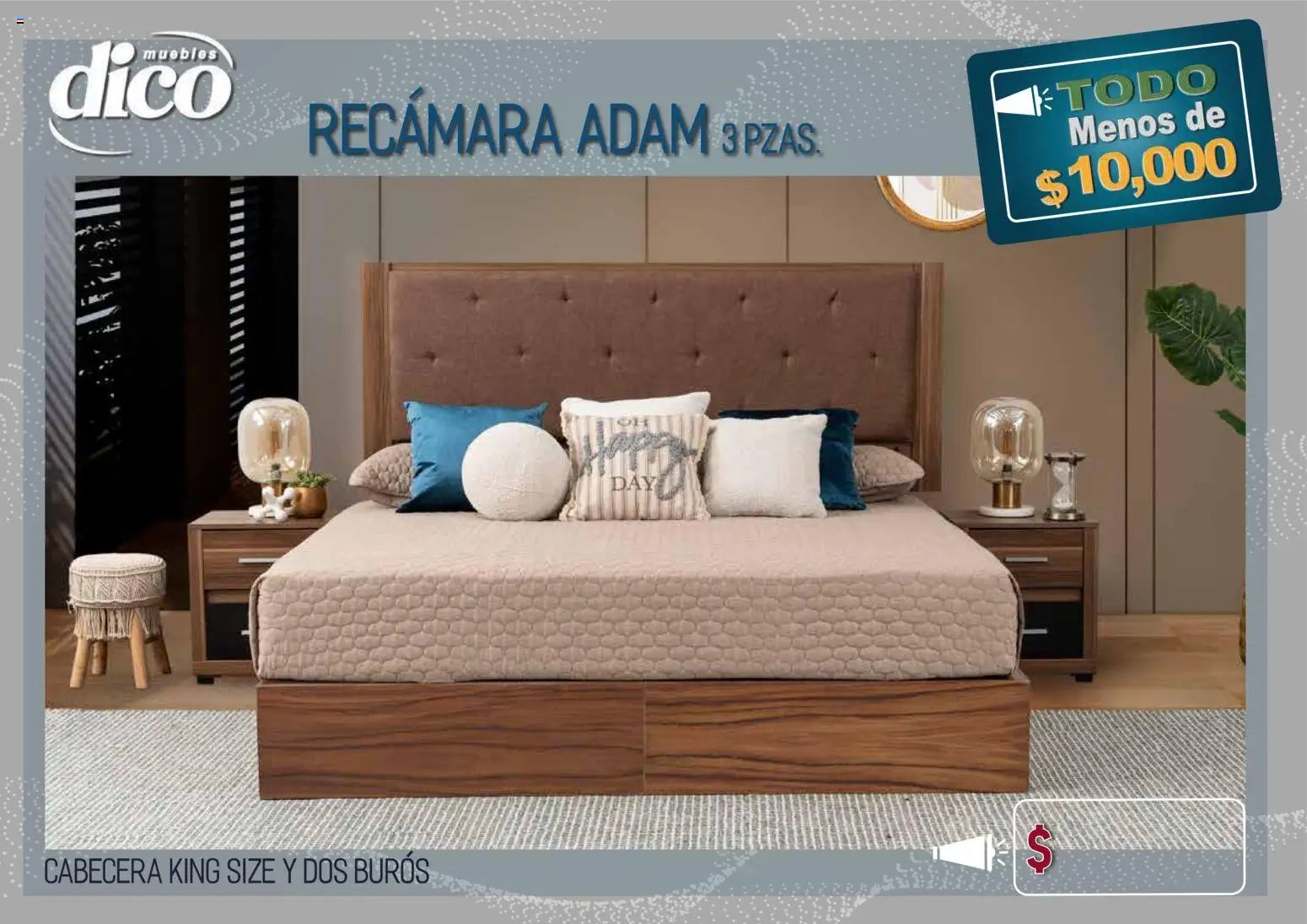 Vista previa las ofertas de la tienda Muebles Dico - Muebles Dico catálogo Todo menos de 10000 Pacifico desde el 09/04/2026 - Cabecera