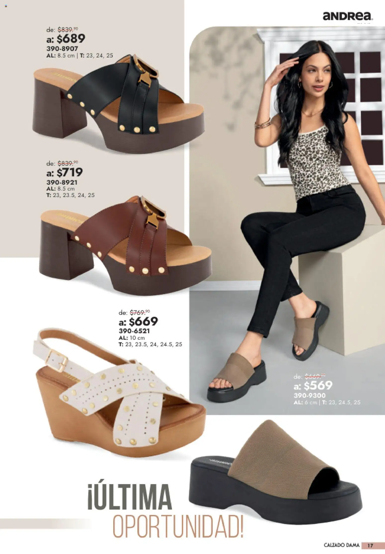 Vista previa las ofertas de la tienda Andrea - Andrea catálogo Outlet desde el 26/07/2026 