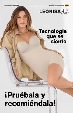  Vista previa del prospecto Leonisa catálogo Tecnologia que se siente del almacen Leonisa válida del 11/09/2026 al 30/09/2026
