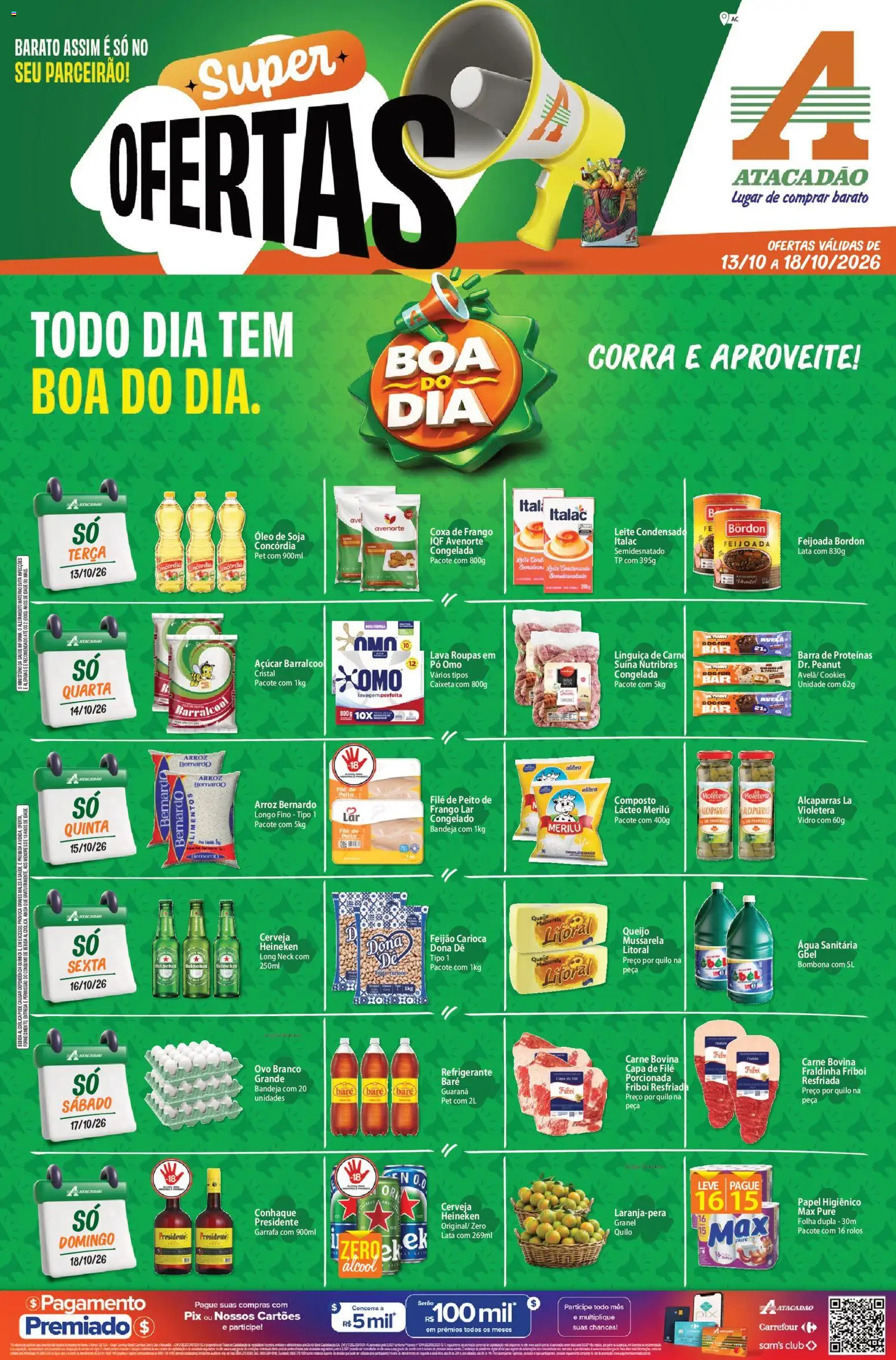 Pré-Visualização do folheto "Atacadão ofertas - AC" da loja Atacadão válido a partir de 13/10/2026