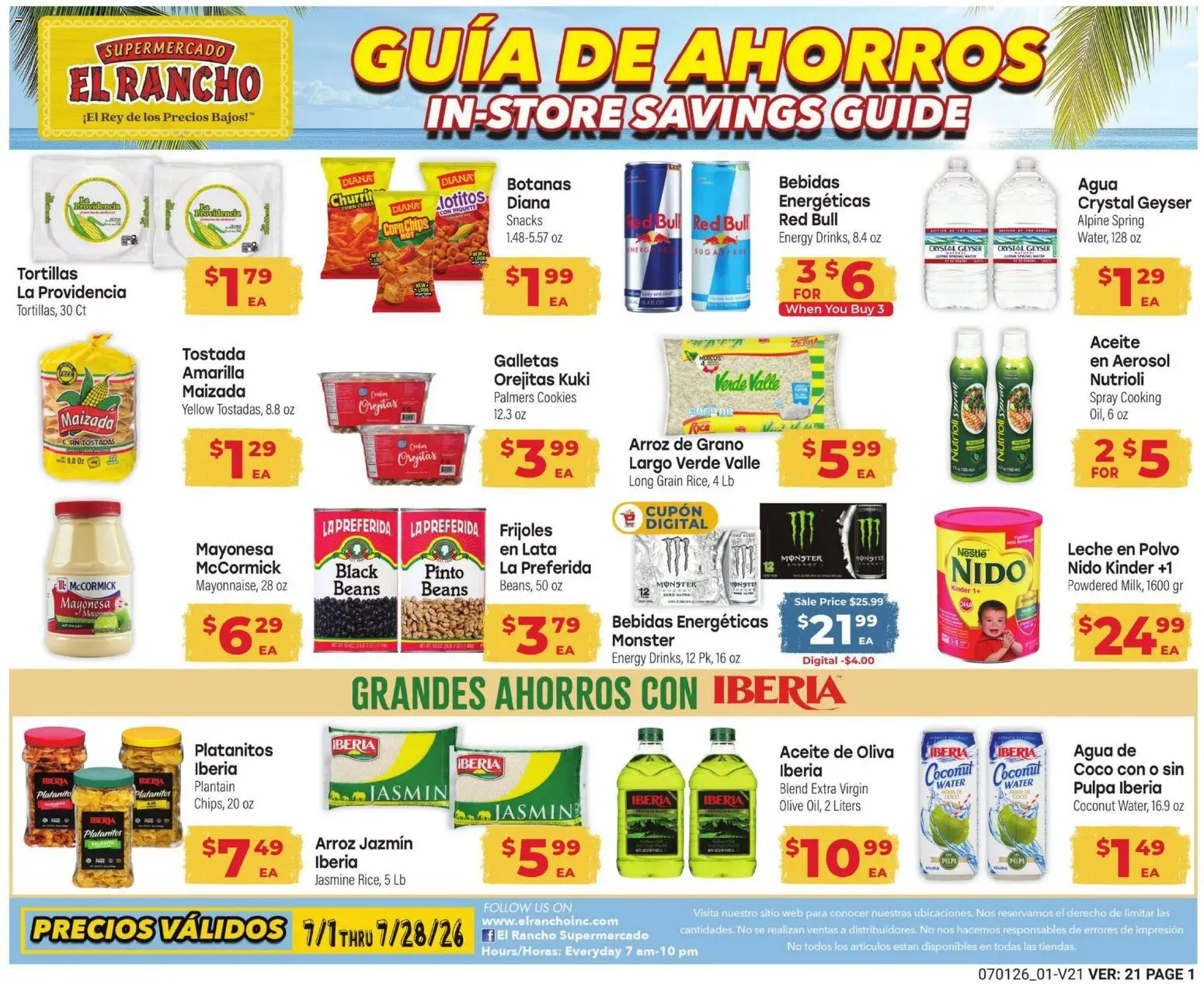 El Rancho Weekly Ad from 07/01/2026 >> Flyer
