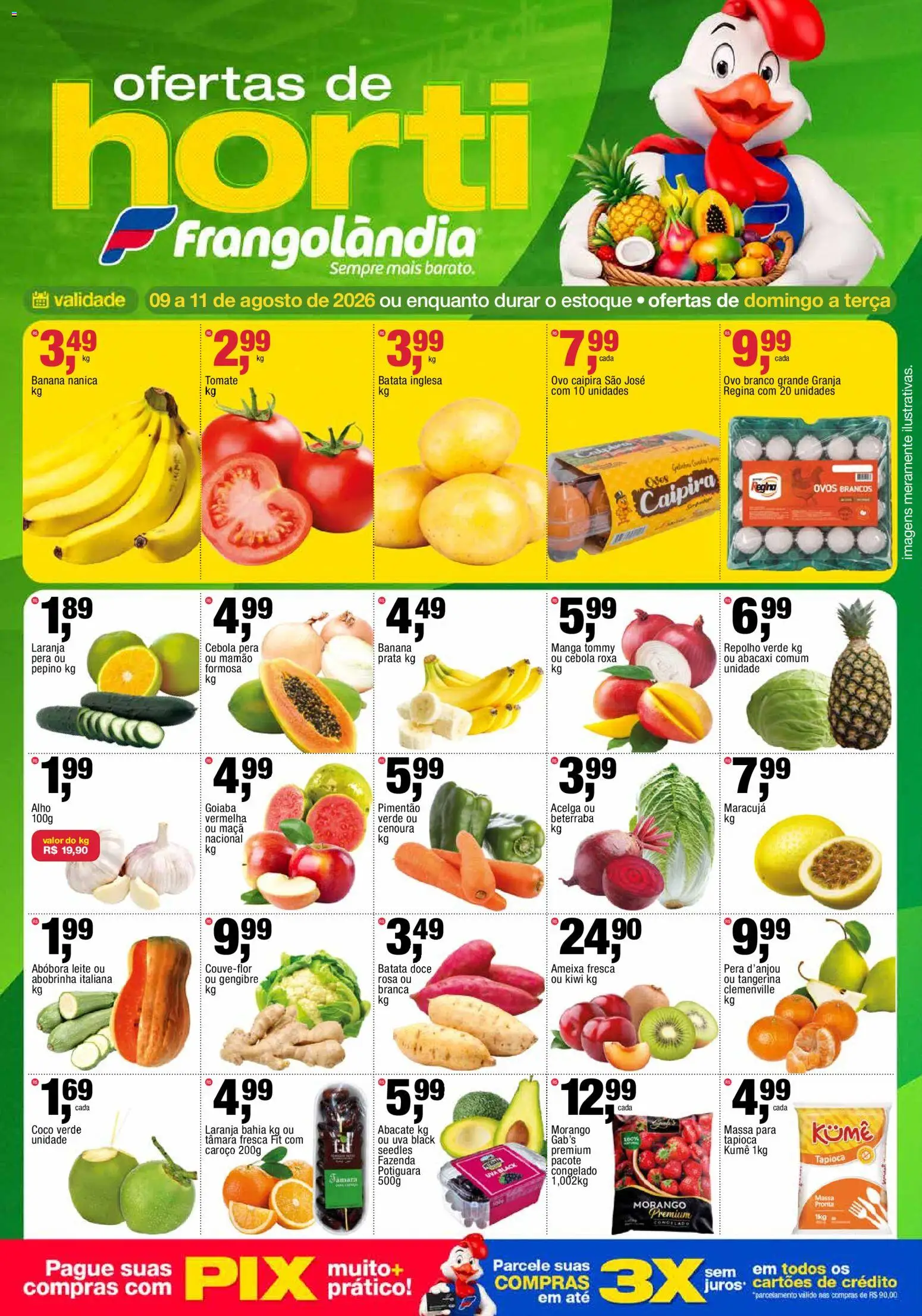 Pré-Visualização do folheto "Frangolândia - Ofertas da semana" da loja Frangolândia válido a partir de 09/08/2026