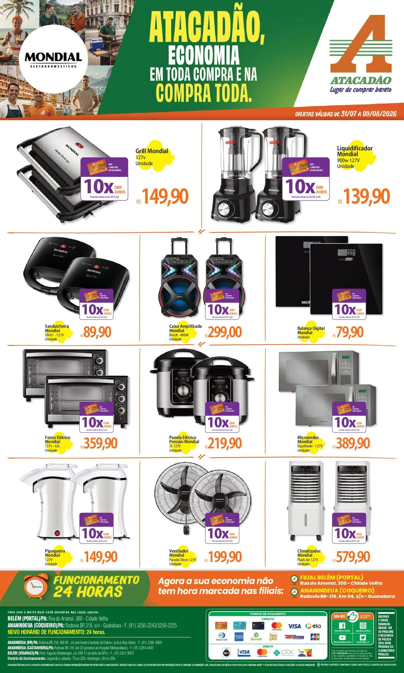 Pré-Visualização do folheto "Atacadão ofertas - PA" da loja Atacadão válido a partir de 31/07/2026