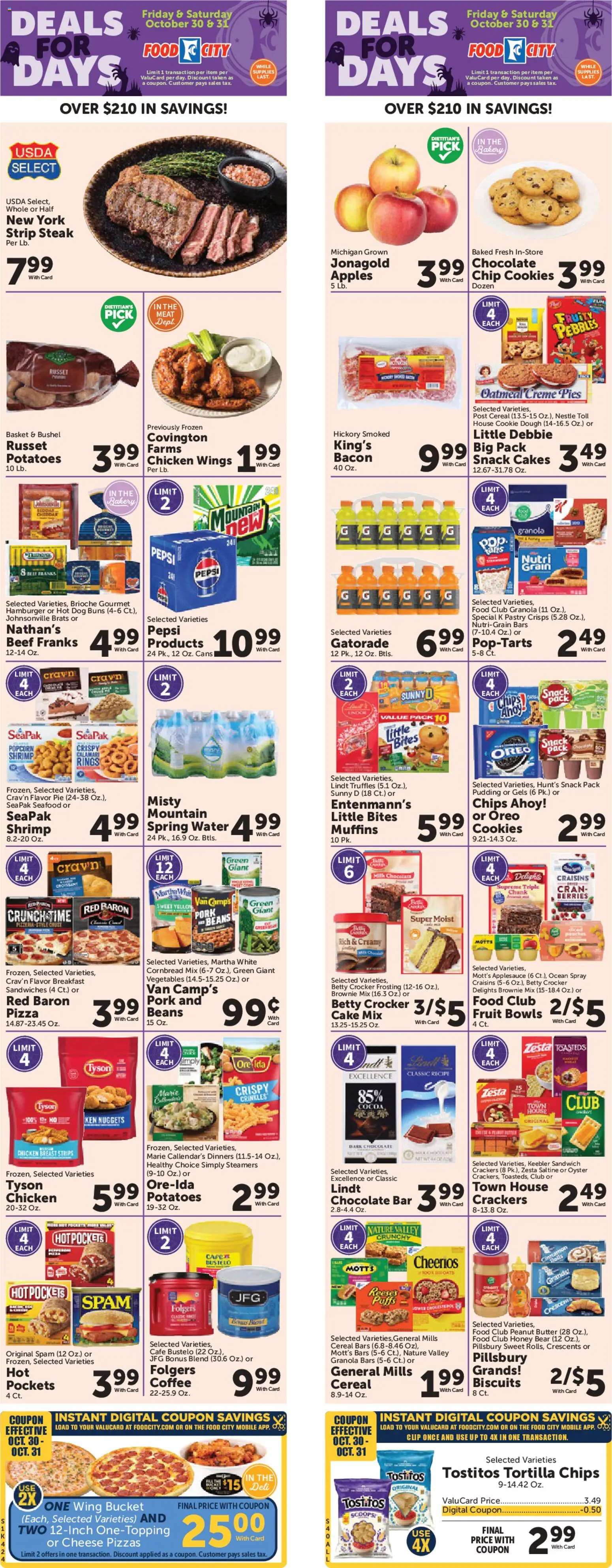 Ad Preview of Food City Food City Weekly Ad from 10/28/2026