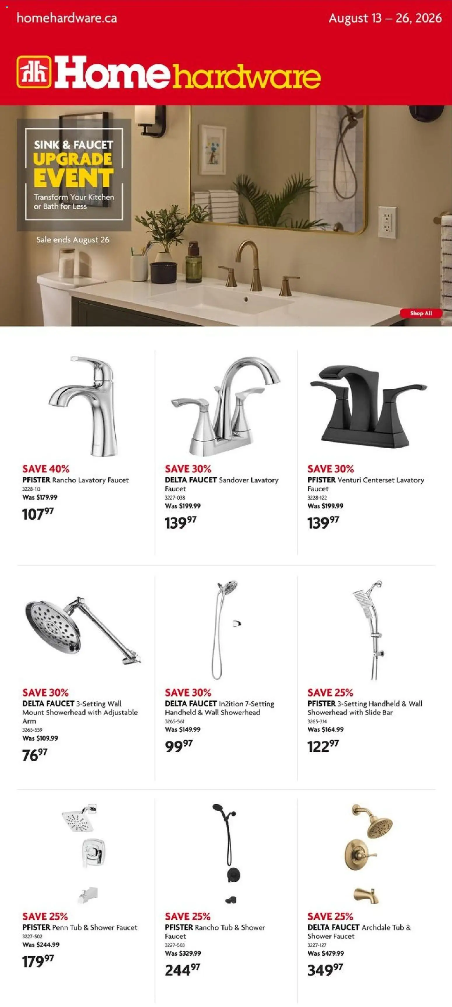 Preview of leaflet Home Hardware - AMP Flyer from shop Home Hardware is valid from Aug 13, 2026
