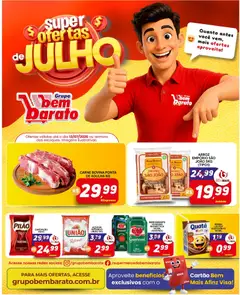 Pré-Visualização do folheto "Supermercado Bem Barato - Ofertas da semana" da loja Supermercado Bem Barato válido a partir de 07/07/2026
