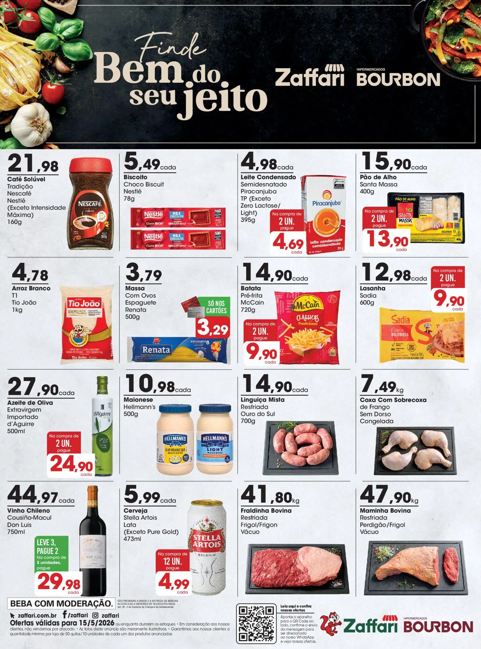 Pré-Visualização do folheto "Zaffari ofertas Final de Semana - RS" da loja Zaffari válido a partir de 15/05/2026