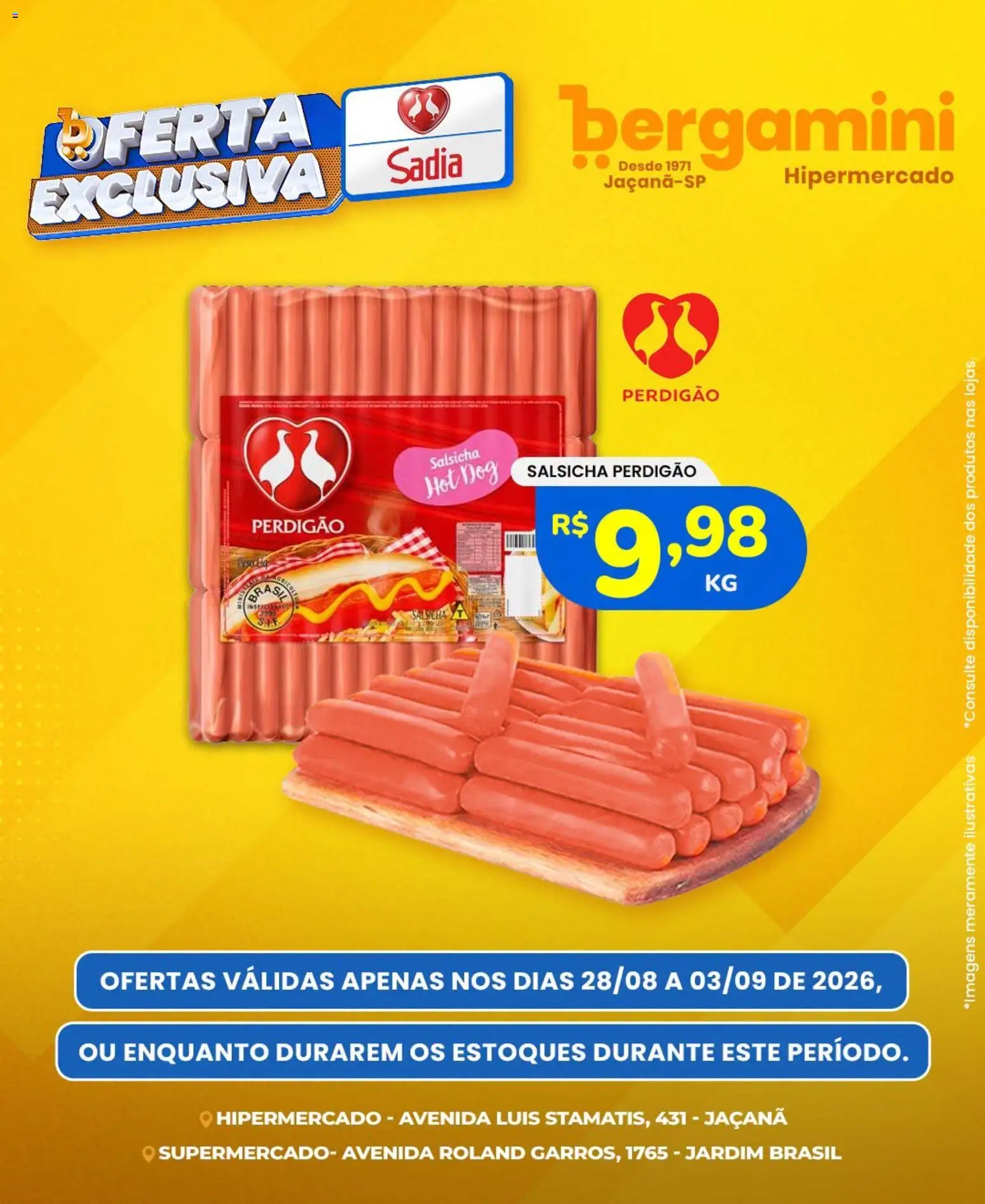 Ofertas Supermercado Bergamini ofertas Sadia e a Perdigão até 03/09/2026. - Página 1
