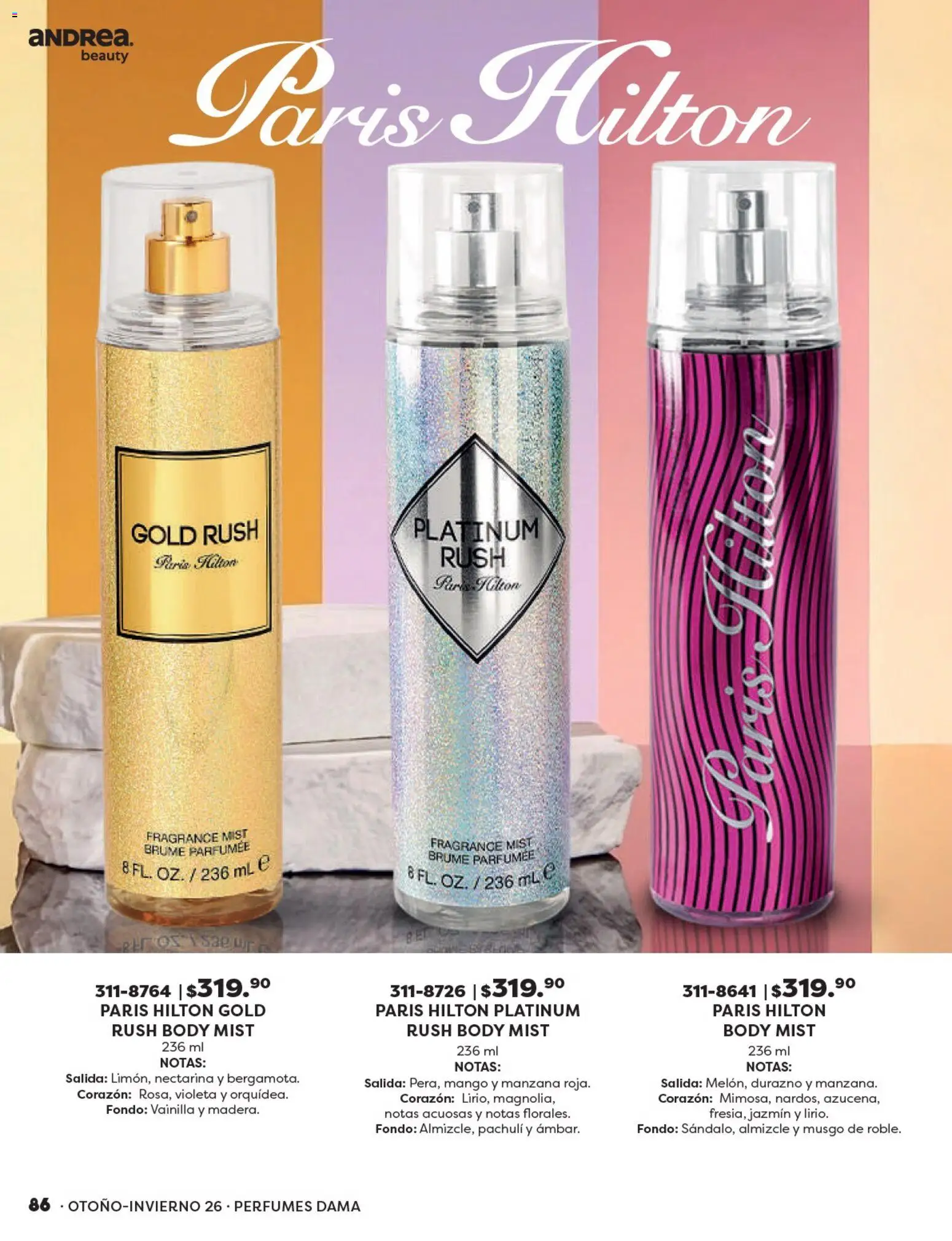 Vista previa las ofertas de la tienda Andrea - Andrea catálogo Beauty desde el 23/08/2026 