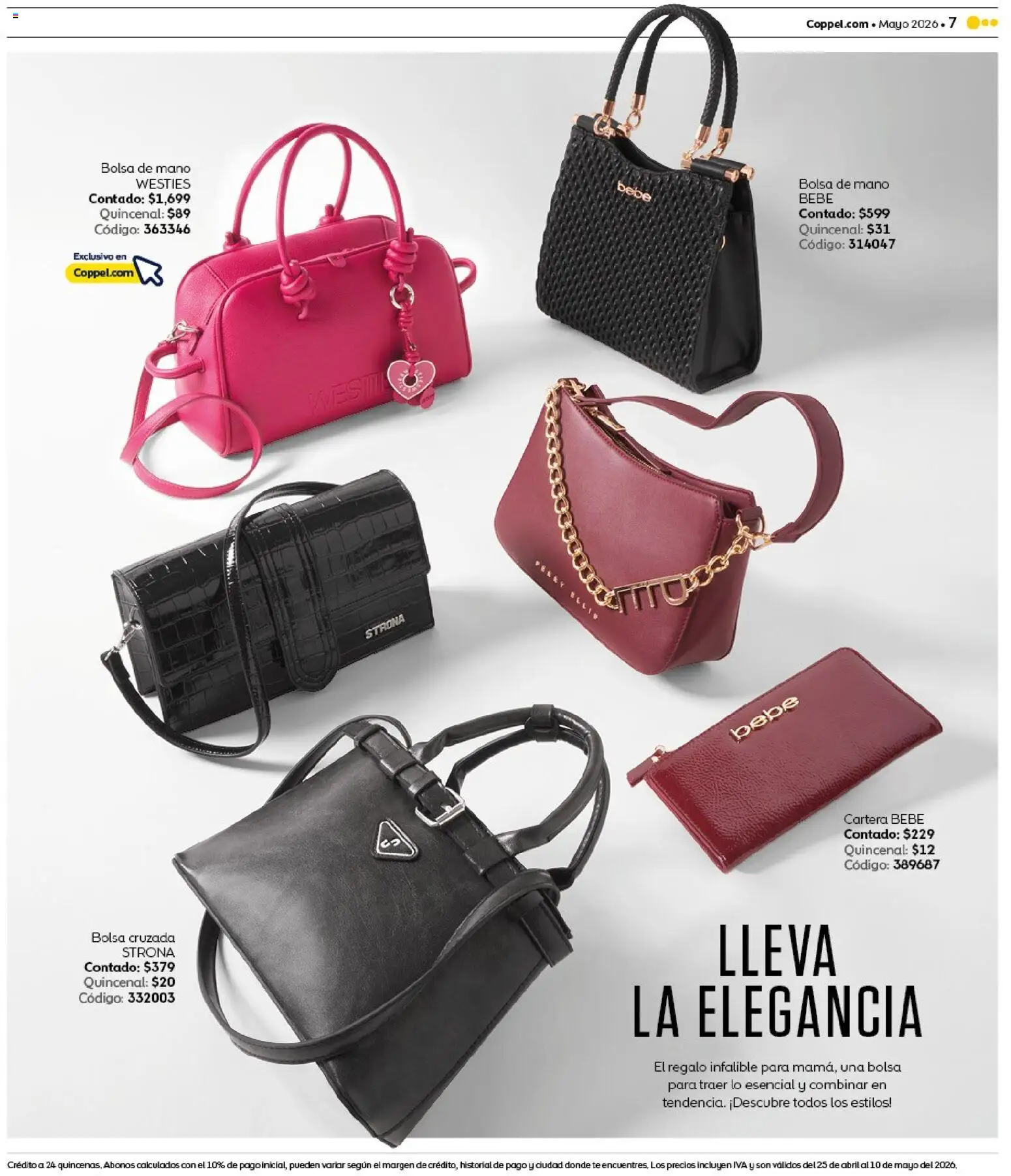 Vista previa las ofertas de la tienda Coppel - Coppel catálogo Claro que la vas a querer desde el 25/04/2026 - Bolsa