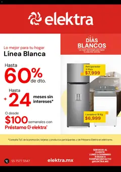 Vista previa las ofertas de la tienda Elektra - Elektra catálogo desde el 06/07/2026 