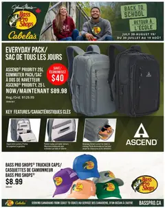 Un aperçu du dépliant Cabelas flyer / circulaire du magasin Cabelas est valide à partir 30 juill. 2026