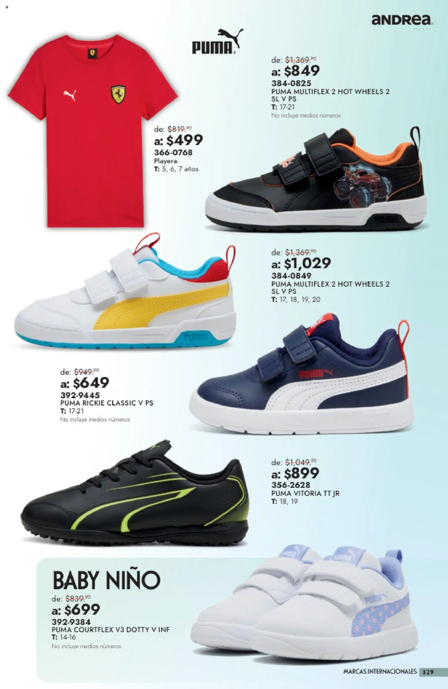 Vista previa las ofertas de la tienda Andrea - Andrea catálogo Outlet desde el 26/07/2026 
